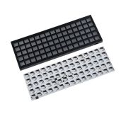 YMDK Idobao ID75: Hot-Swappable 75% Ortholinear Mechanical Keyboard Kit in Black - VIA Compatible Aluminum Case