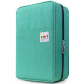 YOUSHARES Big Capacity Colored Pencil Case 300 Slots Large Pen Organizer Multilayer Holder for Prismacolor Pencils and Gel Pens Green