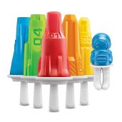 ZOKU Space Ice Pop Molds: 6 Rocket & Astronaut Popsicle Makers with Reusable Sticks - BPA-Free Fun for Kids!