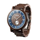 Shop Zeitholz Men's Wood Watches - 44mm Analog, 100% Natural Walnut, Perfect Gifts!