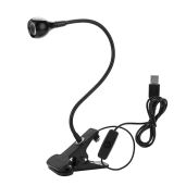 Zopsc USB 3W LED UV Ultraviolet Phone Glue Curing Lamp,Portable Clamp Flexible 360 ° Desk Lamps,395 Wavelength,Plug and Play,for Repairing Phones,Fluorescent Agent Detection,Fluorescent Banknote