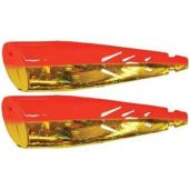 Brads BS Fishtales Super Bait Kokanee Cut Plug 2 Inch 2-Pack Unrigged Fireball Fishing Lures
