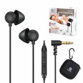 Hearprotek Sleep Earbuds Soft Comfortable In-Ear Earphones with Mic for Noise Reduction Sleeping Yoga Travel Meditation Relaxation