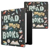 kwmobile Kindle Oasis 10th Gen Case - Stylish eReader Cover in Blue, Yellow & Green for Enhanced Reading Experience