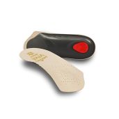 Pedag Viva Mini Leather Arch Support Inserts for Plantar Fasciitis Relief Handmade in Germany Low Profile Shoe Insoles Tan Size 11 Women 8 Men 41 EU