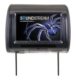Soundstream VH-90CC Universal Headrest with 9 Inch LCD and Three Color Covers for Enhanced Car Entertainment
