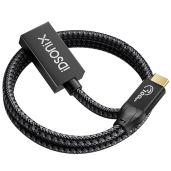 iDsonix USB C to USB 3.1 Gen 2 Adapter 10Gbps Male to Female OTG Cable 60W Fast Charging Compatible with USB C Hub Dell XPS MacBook iPad Pro 0.3m