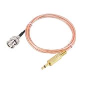 uxcell BNC Male to 3.5mm Mono TS Audio Cable - 50 Ohm, 3ft Coaxial Power Cable