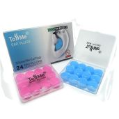 Wax Ear Plugs for Sleep 24 Silicone Earplugs for Swimming and Noise Cancelling Ear Protection SNR 32dB