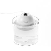 YKSI Mini Portable Humidifier for Travel Office Bedroom Easy to Clean Quiet Cool Mist with Auto Shutoff and Storage Bag White