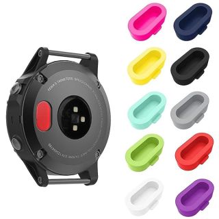 10 Pack Dust Plug Compatible with Garmin Fenix 7/7S/7X/ 5/5S/5X/6/6S/6X/6 Pro/6S Pro/6X Pro/Forerunner 935/Vivoactive 3/4/Venu,Silicone Charger Port Protector Anti Dust Plugs Caps Cover (Multi-color)