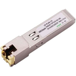 1000BASE-T Gigabit SFP to RJ45, 1G SFP to Ethernet Copper Transceivers Compatible for Ubiquiti Unifi UF-RJ45-1G/uacc-cm-rj45-1g, up to 100m