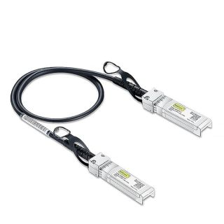 10Gtek 10G SFP+ DAC Cable - 10GBASE-CU Passive Direct Attach Copper Twinax SFP Cable for Cisco SFP-H10GB-CU0.3M, Meraki MA-CBL-TA-0.3M, Fortinet, Ubiquiti UniFi, D-Link, 0.3-Meter(1ft)