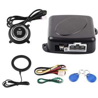 12V Car Alarm Security System, Universal Car Alarm System Engine Push Button Start Stop Lock Anti Theft