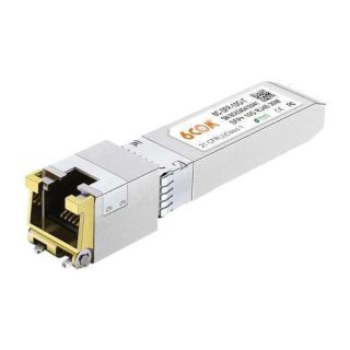 6COM 10GBase-T SFP+ Transceiver, 10G SFP+ to RJ45 Copper Module, CAT.6a/7, up to 30 Meters, for Cisco SFP-10G-T-S, Ubiquiti uacc-cm-rj45-mg, D-Link, Supermicro, MikroTik S+RJ10 and More