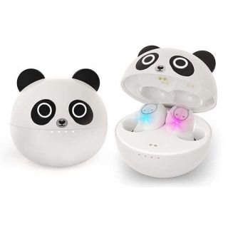 AMAFACE Kids Wireless Earbuds Cute Panda Bluetooth Earbuds with mic Charging Case 36H Playtime 3D Stereo Headphones IPX6 Waterproof Sport in-Ear Headphones for Kids Adult