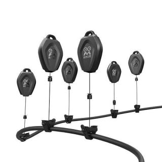 AMVR VR Cable Management System, 6 Packs Ceiling Pulley System for Oculus Quest 3/Quest 2/Rift/Rift S/Valve Index/HTC Vive/Vive Pro/HP Reverb G2/PSVR VR Cord Accessories, VR Link Cable Not Included