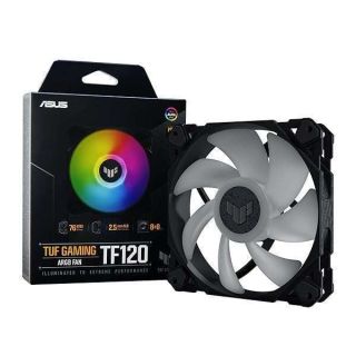 ASUS 120mm ARGB PWM Chassis Fan with Advanced Fluid Dynamic Bearing, Customizable LEDs, Double-layer LED Array - For Computer Case &amp; Liquid Radiator