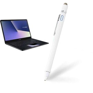 Active Electronic Pen for Asus ZenBook Pro 15 Stylus, EDIVIA Capacitive Digital Pencil with 1.5mm Ultra Fine Tip Stylus for Asus ZenBook Pro 15 Pens at Drawing and Writing, White