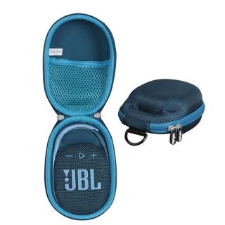 Adada Travel Case for JBL Clip 4/JBL Clip 5 - Portable Mini Bluetooth Speaker (Dark Blue)