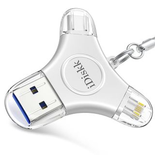 App-le Certified iDiskk 128GB Phone flash drive iPhone 15 Photo Stick USB C iPad Pro Android Samsung for iPhone 15/14/14 PRO/13/13 PRO/12 pro/12 Mini/XR/X, iPhone USB Storage for PC,MacBook