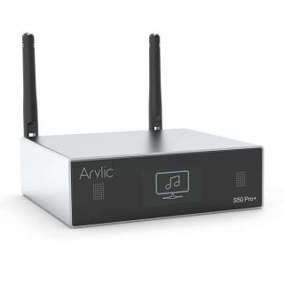 Arylic Up2stream S50 Pro+,WiFi &amp; Bluetooth 5.0 Audio Receiver,aptX HD Preamplifier with ESS Sabre Dac AKM ADC Multiroom/multizone,Wireless WiFi Audio Receiver with AirPlay,Spotify,Internet Radio