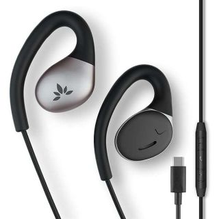 Avantree Resolve-C - USB C Wired Open-Ear Earbuds &amp; Microphone (for Small-Medium Ear) with in-Line Controls &amp; Over-Ear Hooks, Headphones Compatible with Samsung, iPhone 15 and Other Type C Smartphone