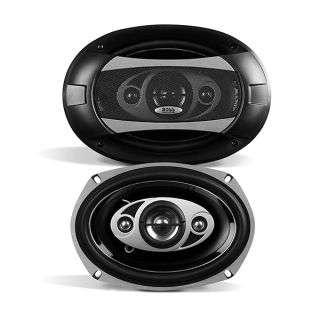 BOSS Audio Systems P69.4C Phantom Series 6 x 9 Inch Car Door Speakers - 800 Watts (Pair), 4 Way, Full Range, Tweeters, Coaxial, Sold in Pairs, Hook Up to Stereo and Amplifier