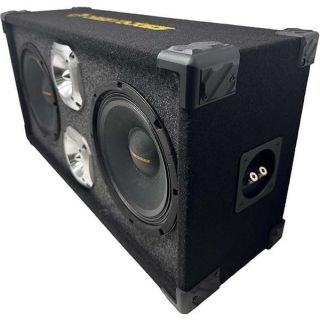 Bass Rockers 8&amp;quot; Loaded chuchera Chero Box with 8&amp;quot; Midrange Midbass Speakers and 4&amp;quot; Chrome High Performance Tweeters 1200W for Car Home UTV, ATV, Camper, DJ, Pro Audio Use