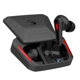 Bloody M70 TWS True Wireless Gaming Earbuds, Bluetooth 5.0, Dual ENC Noise Cancelling Mics, Deep Bass, Low Latency, IPX4 Rate Earphones with Charging Case Red