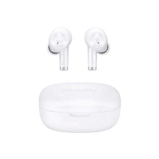 Bluedio Bluetooth Mini Wireless Earbuds, Ei Wireless Headphones in-Ear Earphones with Charging Case, 40Hrs Playtime, Car Headset Built-in Mic Support Wireless Charging for Cell Phone, Sport, White