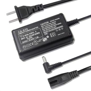 CA-570 AC Adapter Charger Compatible Canon FS21 FS22 FS200 FS300 HF10 HF11 HF20 HF100 HF200 HF M31 HF S10 HG20 HG21 HG30 HR10 HV10 HV20 HV30 HV40 XA10 ZR80 ZR85 ZR90 ZR100 ZR200