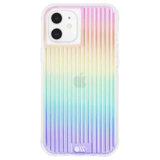 Case-Mate Tough Groove Series Case for Apple iPhone 12 mini - Iridescent Groove