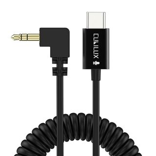 Cubilux USB C to 3.5mm TRS Microphone Cable Compatible with Rode VideoMic Go, VideoMic Pro+, VideoMicro, iPhone 15+/15, iPhone 15 Pro Max, Samsung S24/S23/S22/S21, Pixel 8/7/6 Pro