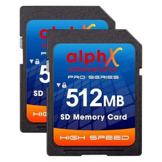 D50 D40 D40X D3300 Digital Camera Memory Card 2X 512MB Secure Digital (SD) Memory Card (1 Twin Pack)