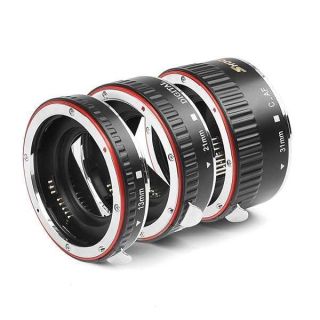 D&amp;F AF Auto Focus Macro Extension Tube Set EOS EF/EF-S Lens Close-ups for Canon EOS EF Lens Such as Canon 7D,500D,600D,700D,5D, Rebel T2i, T3i, T5i.