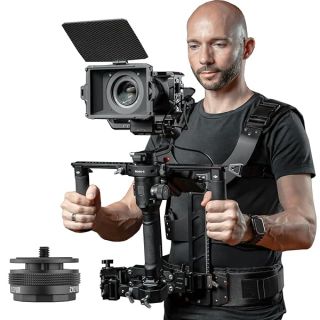 DF DIGITALFOTO Thanos SE Gimbal Support Vest System,Video SteadiCam Compatible with DJI RS4/RS 4 Pro/RS 3/PRO/RS2/RSC2,ZHIYUN Crane 2S/3S for Videographer Smoothing The footage 4.4-17.6 lbs