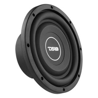 DS18 SRW8.4 8&amp;quot; Shallow Car Subwoofer - 300 Watts, Single Voice Coil, 4-Ohm (1 Speaker)