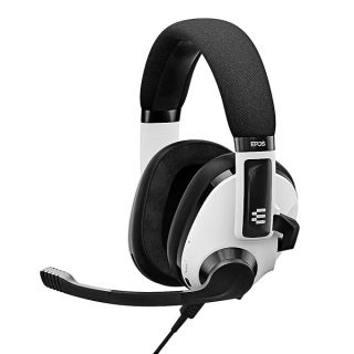 EPOS Gaming H3 Hybrid - Closed Acoustic Gaming Headset with Bluetooth - USB-A PC &amp; 3.5mm Console Cable - Dual Microphones - Lightweight - Easy Adjustment - Long Battery Life - Multi-Platform White