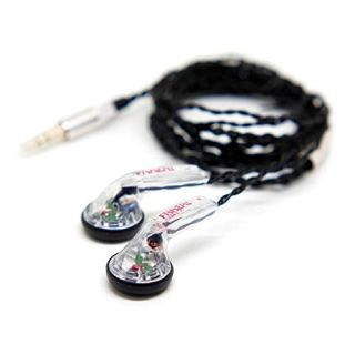 FAAEAL Snow-Lotus 1.0 HiFi Earphone 64 Ohm DIY Clear Detailed Balanced Sound Quality Music Earphones DJ Earphones (Snow-Lotus 1.0, Transparent)