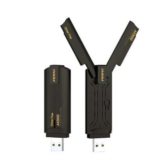 FENVi AX3000 WiFi 6E USB 3.0 Network Adapter Driver Free Wireless USB Gigabit Gaming WiFi Card with 2.4G,574Mbps,5G,2400Mbps,6G,2400Mbps WiFi 6e USB Dongles Support Windows 11/10 Not for Linux