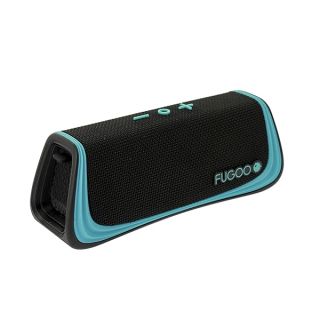 FUGOO Sport - Portable Rugged Bluetooth Wireless Speaker Waterproof Longest 40 Hrs Battery Life (Black/Teal)