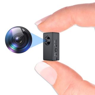 FUVISION No WiFi Security Camera,Mini Camera Surveillance,1080P Micro Camera,Small Camera 90 Minutes Battery,Portable Nanny Camera Motion Detect,24/7 Loop Record,Perfect for Home and Office Security