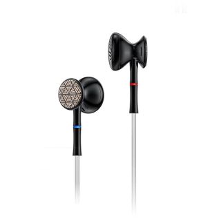 FiiO FF3 Headphones Earbuds Wired Deep Bass 1DD High Resolution Earphones Comes with 3.5/4.4mm Swappable Plugs Lossless Sound for Smartphones/PC/Laptop/Tablet(Black)