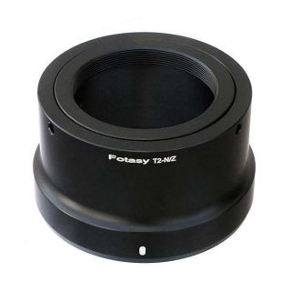 Fotasy Adjustable T Mount Lens to Nikkor Z Mount Adapter, T Mount Z Mount, fits T T2 Mount Telescope Lens, Compatible with Nikon Z Mount Mirrorless Camera Z5 Z30 Z50 Z6 Z7 Z6 II Z7 II Z9 z FC