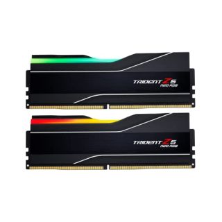 G.SKILL Trident Z5 Neo RGB Series (AMD Expo) DDR5 RAM 64GB (2x32GB) 6000MT/s CL30-40-40-96 1.40V Desktop Computer Memory UDIMM - Matte Black (F5-6000J3040G32GX2-TZ5NR)