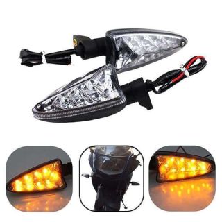 GUAIMI Motorcycle Turn Signals Front Rear LED Indicator Lights Compatible with Tiger 800/XC Tiger 1050 Daytona 675/R Speed Triple 1050/R Street Triple 675/R Daytona 675 Daytona 675R