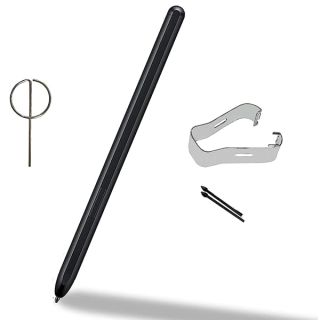 Galaxy Z Fold 4 S Pen Fold Edition,S Pen Z Fold 4,Slim 1.5mm Pen Tip,4,096 Pressure Levels,Stylus Pen for Samsung Galaxy Z Fold 4 5G+Tips/Nibs + Eject Pin (Black) EF- FF92PCBEGUS