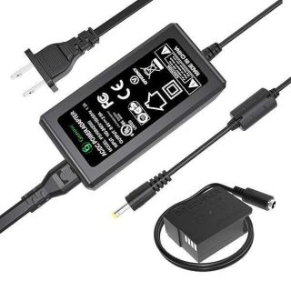 Gonine DMW-DCC8 DMW-AC8 Camera AC Power Suply Adapter Dummy Battery Charger Kit (DMW-BLC12 Battery Replacement) for Panasonic DMC-FZ200 DMC-FZ1000 DMC-GH2 DMC-G5 DMC-G6 DMC-G7 Lumix GX8 G85.