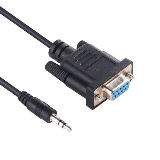 Green-utech 6FT DB9 9 Pin to RS232 3.5mm Audio Jack Serial Adapter Cable DB9-RS232-AJ